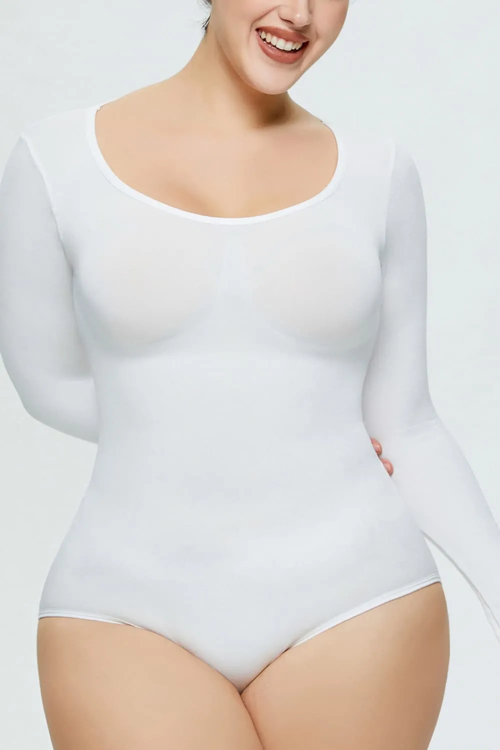 *APP EXCLUSIVE* Full Size Long Sleeve Shaping Bodysuit