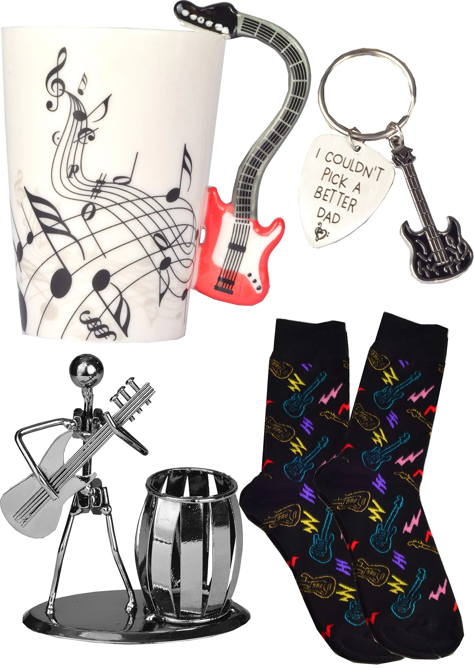 Dad Guitar Gifts, Guitar Gifts for Dad, Guitar Dad, Guitar Pick Dad, Guitar Coffee Mugs