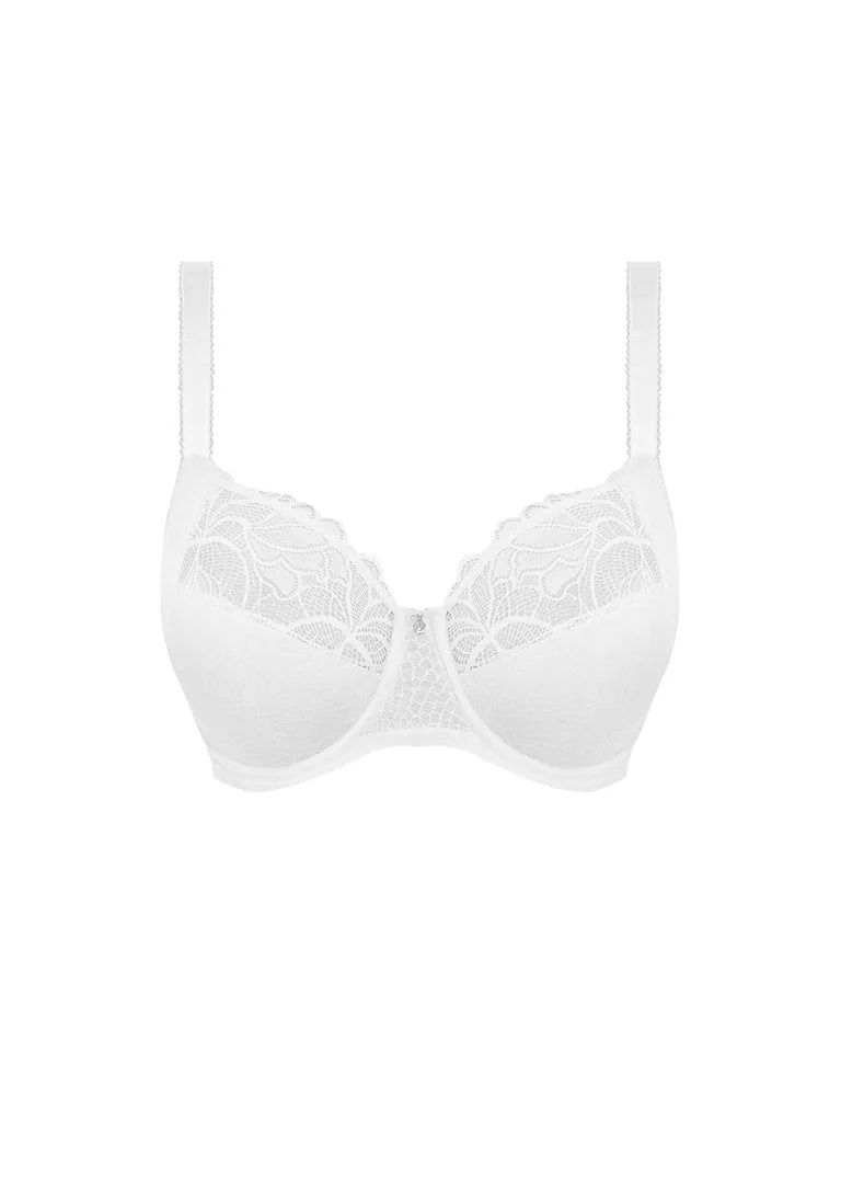 Fantasie Memoir Underwire Full Cup Bra With Side Support Bra, White