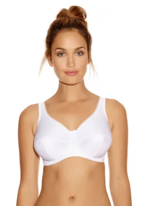 Fantasie Speciality Underwire Smooth Cup Bra, White | White Cotton Poly Bras