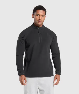 Gymshark Fleece 1/4 Zip - Black