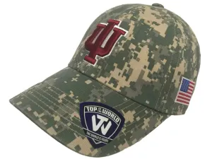 Indiana Hoosiers TOW Digital Camouflage Flagship Adjustable Slouch Hat Cap