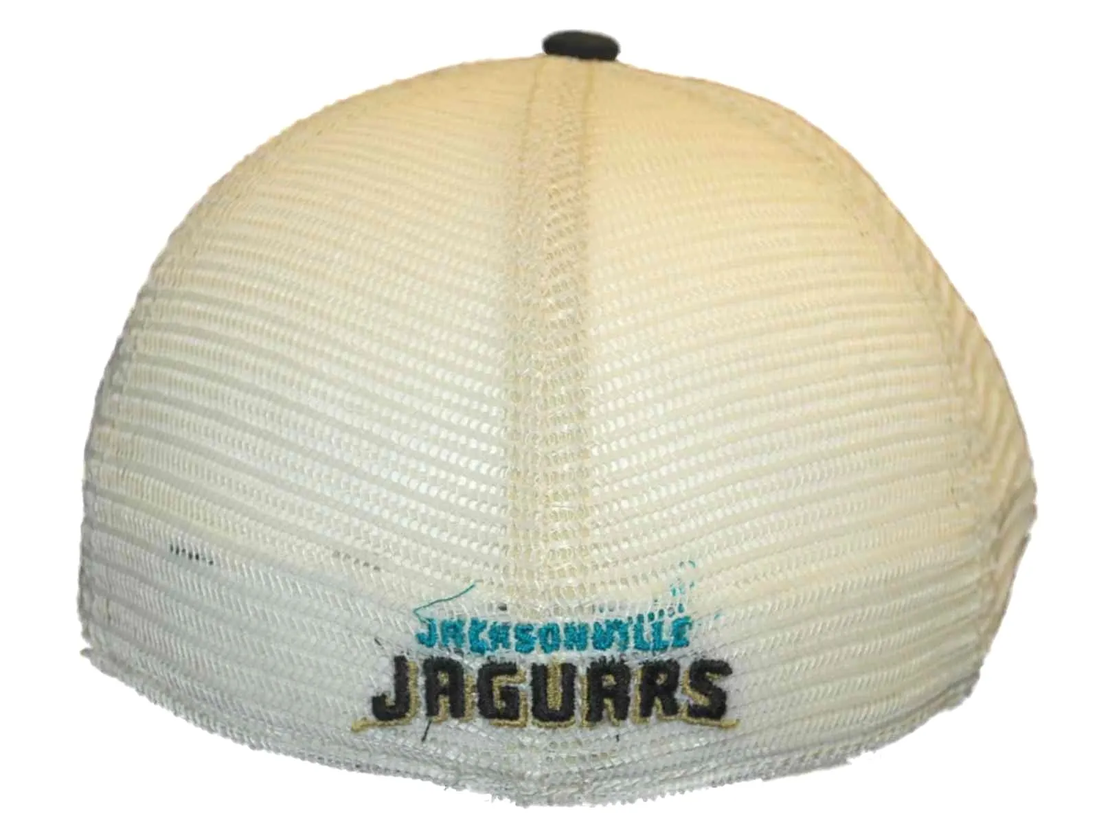 Jacksonville Jaguars 47 Brand Black White Mesh Stanwyk Slouch Flexfit Hat Cap