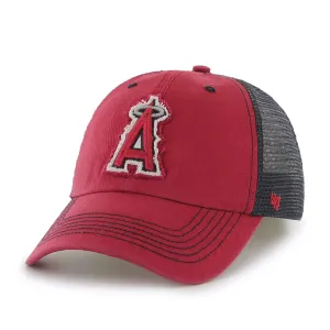 Los Angeles Angels of Anaheim 47 Brand Red Taylor Closer Mesh Flexfit Hat Cap