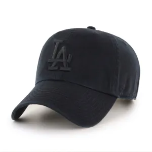 Los Angeles Dodgers 47 Brand Blackout Clean Up Adj. Strapback Slouch Hat Cap