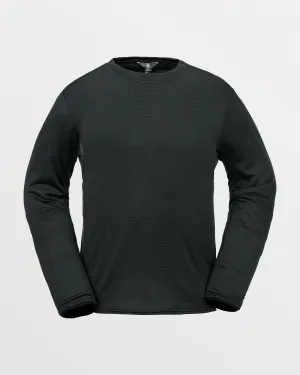 Mens Gridlock Crew Fleece - Black