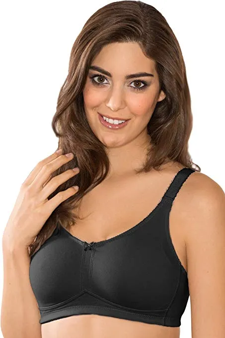 Naturana Cotton Rich Mastectomy Bra (Black)