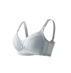 Okus - Comfy Cotton Maternity & Nursing Bra - Light Grey