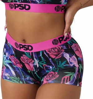 PSD Women's Drippin' Smoke Pnk Boy Shorts