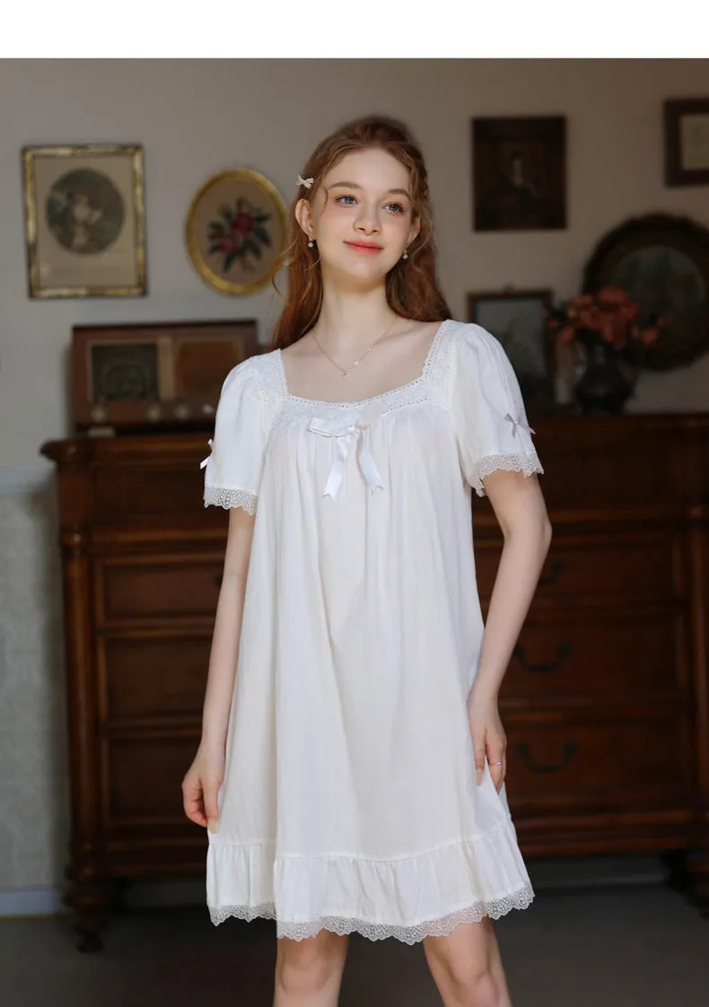 Retro Fairycore Night Gown Dress