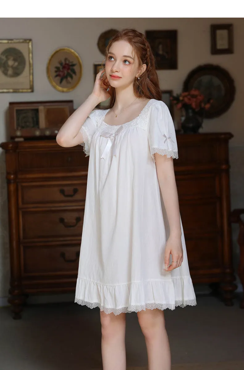 Retro Fairycore Night Gown Dress