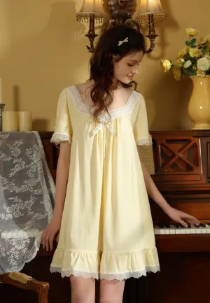 Retro Fairycore Night Gown Dress