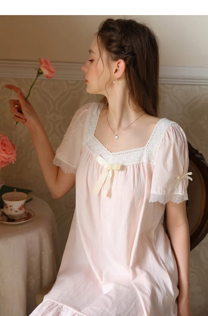 Retro Fairycore Night Gown Dress