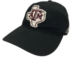 Texas A&M Aggies Adidas Tonal Logo Patch Slouch Back Flexfit  Hat Cap