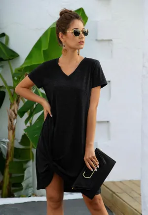 V-Neck T-Shirt Dress